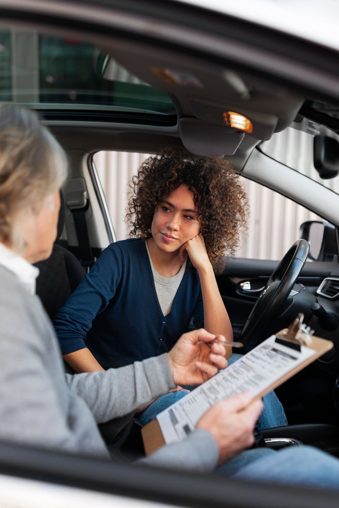Insurance agent answering FR44 and SR22 filing questions