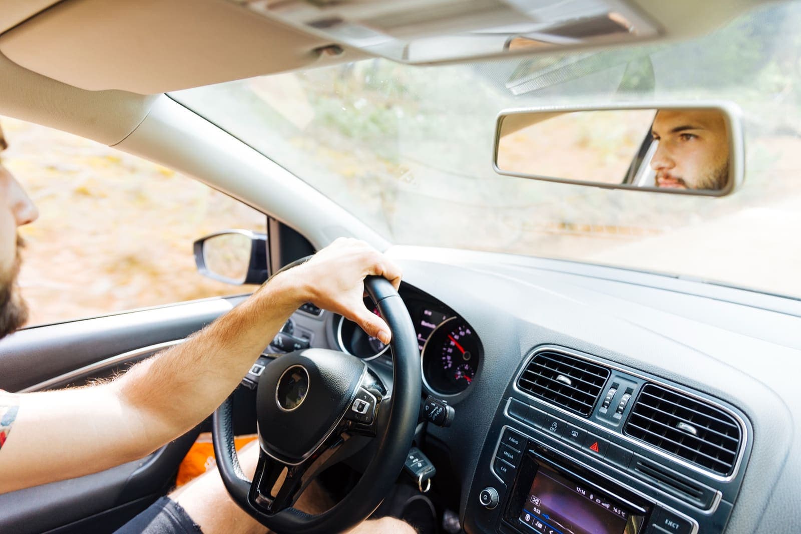 Florida driver reviewing FR44 and SR22 filing paperwork